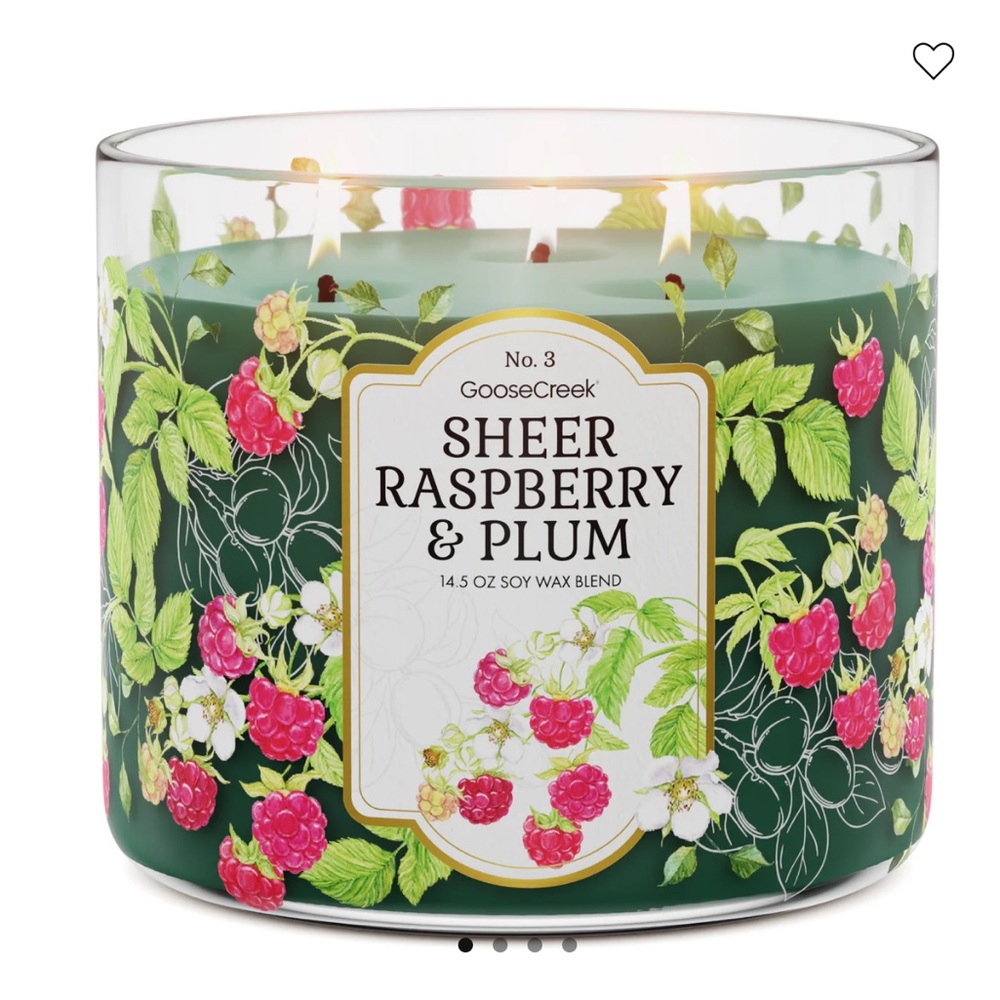 🍇 GC Sheer Raspberry & Plum 3-Wick Candle NEW